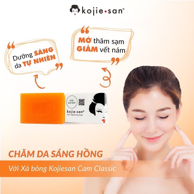[Hoàn Tiền 15%] [HCM][135gr] Xà bông trắng da đánh bay mụn lưng Kojie San HÀNG CHÍNH HÃNG (CHUYÊN SỈ )