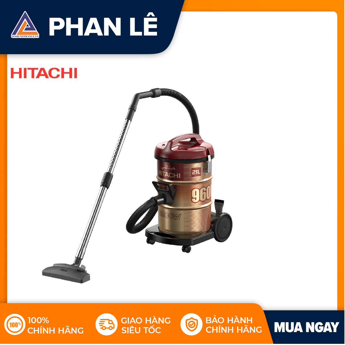 Máy hút bụi hitachi cv-960f