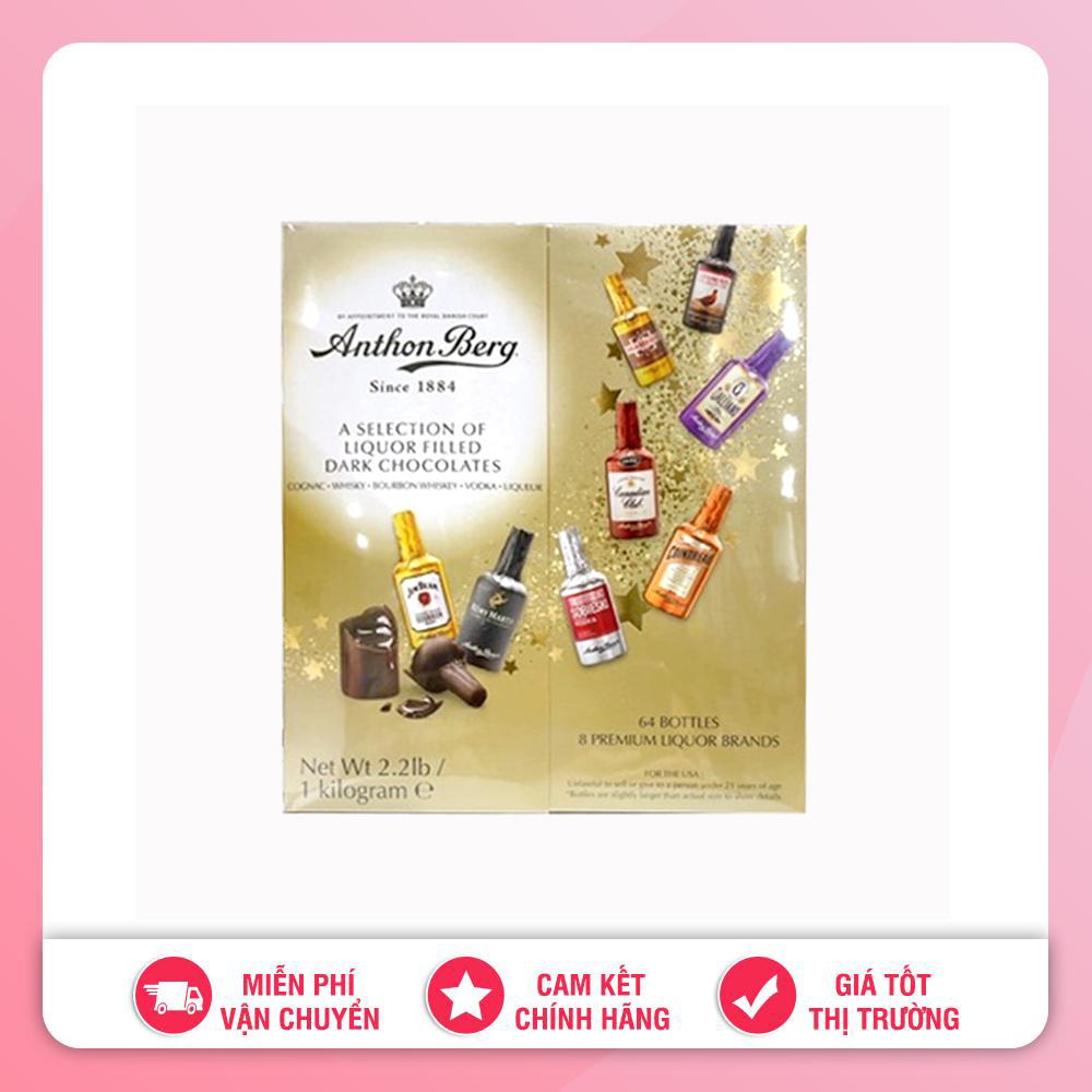 Socola anthon berg dark chocolate 64 chai đan mạch 1kg