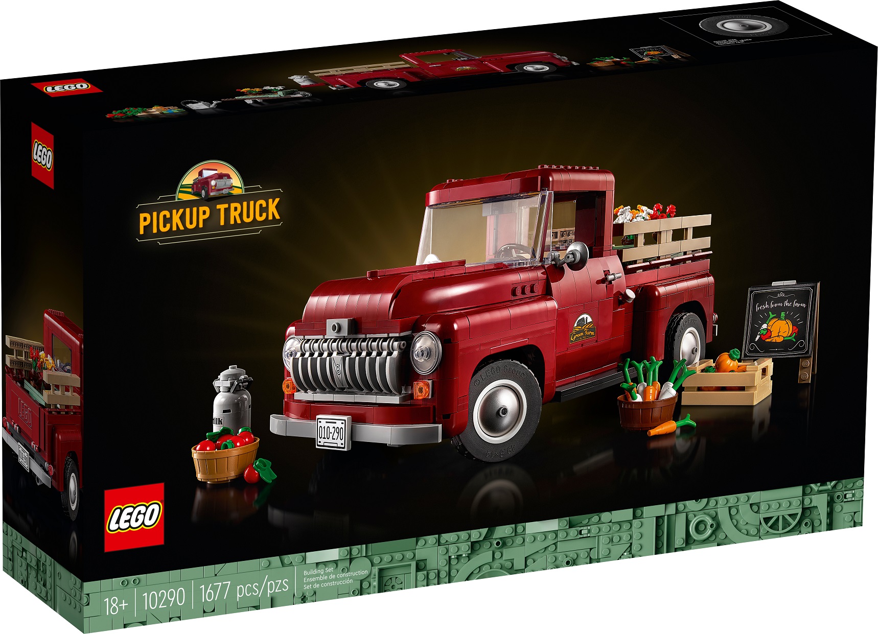 - lego icons - 10290 - pickup truck - xe bán tải