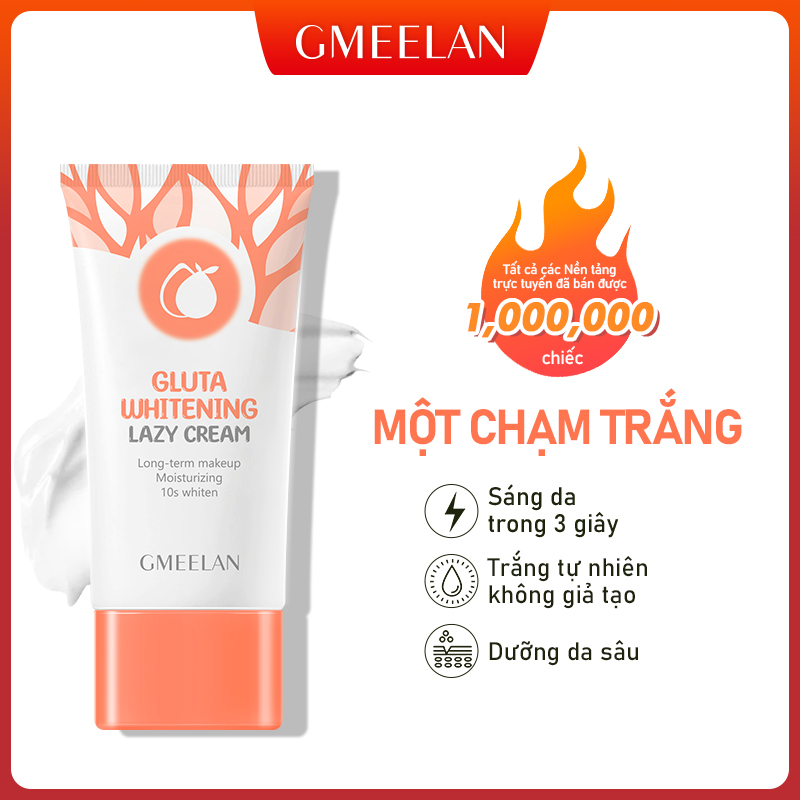 Kem Làm sáng da 30g SPA20 Kem làm trắng da GMEELAN GLUTA WHITENING LAZY CREAM Làm trắng da Cân bằng 