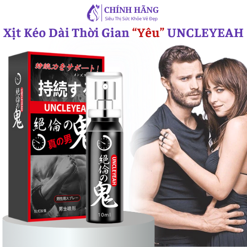 Xịt Kéo Dài Thời Gian "Yêu" Cho Phái Nam Dễ Dàng Thỏa Mãn Đối Phương Tăng Thêm Khóa.i Cảm Và Kick Thick Mỗi Khi Vào Việc 10ML