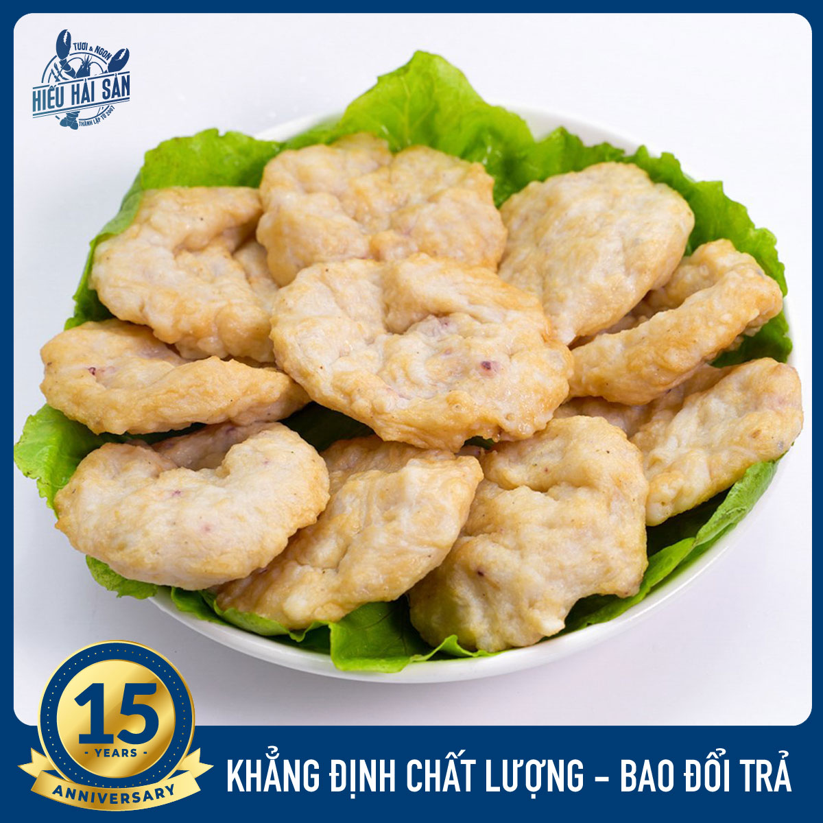 [Giao Nhanh HCM] Chả Mực Hạ Long Giã Tay Cao Cấp (Khay 500Gr)- Hàng có bảo hành