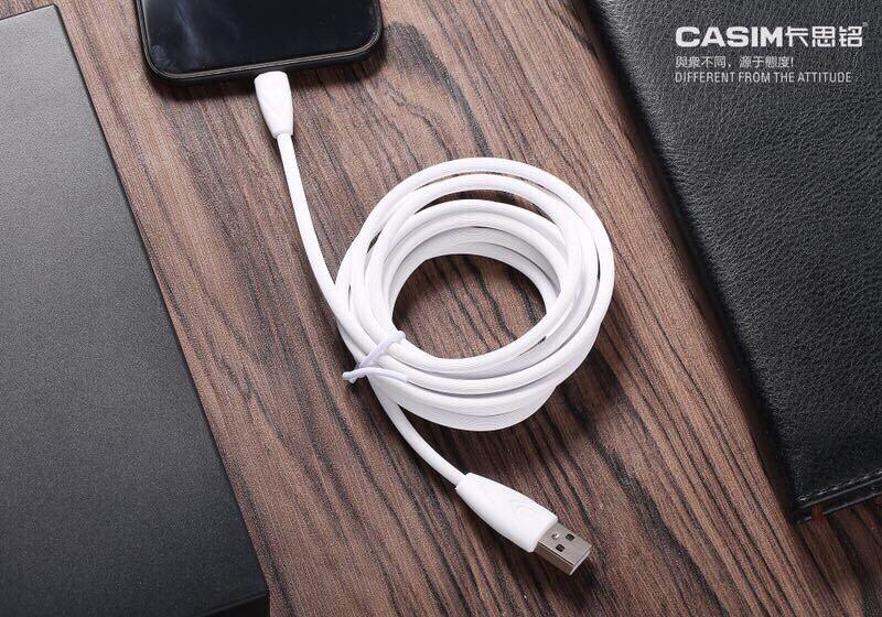 Cáp sạc 5a hãng casim usb type c 2m hỗ trợ sạc cực nhanh 5a
