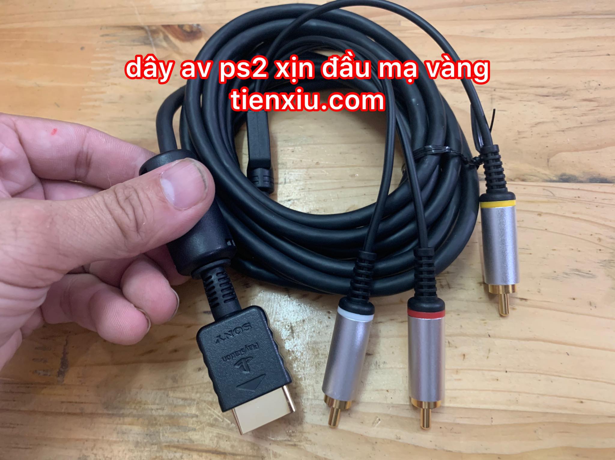 Dây xuất hình ps2 ps3 cáp av ps2 ps3