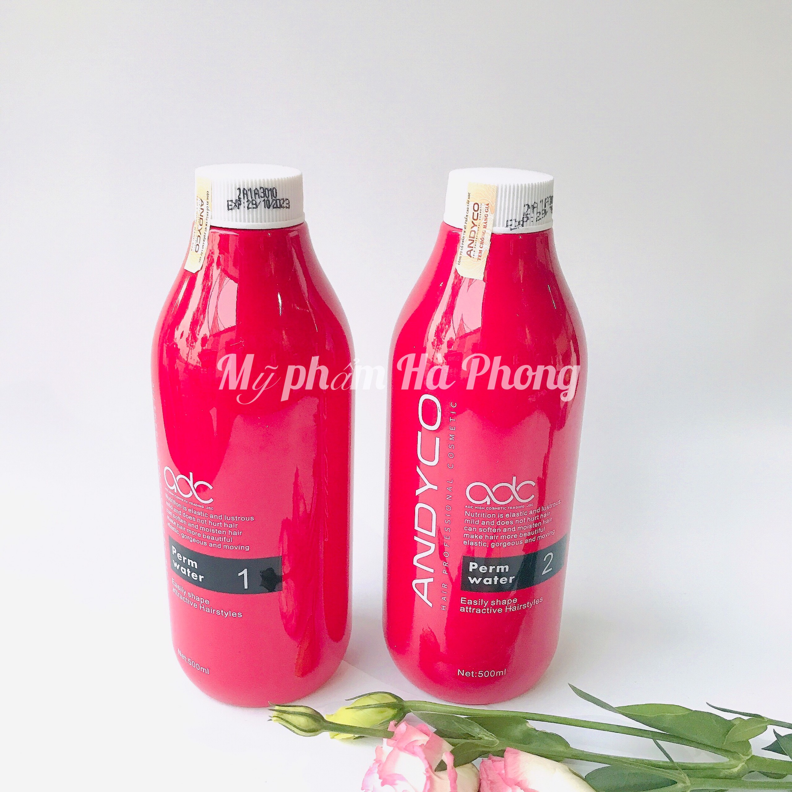 Thuốc uốn lạnh Andyco cao cấp uốn siêu tốc, dưỡng cao bóng siêu đẹp (Cặp 500ml) Chính hãng Andyco