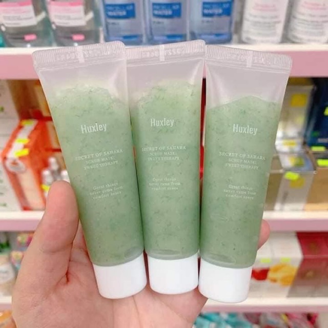 Tẩy da chết chiết xuất xương rồng huxley 30g minisize