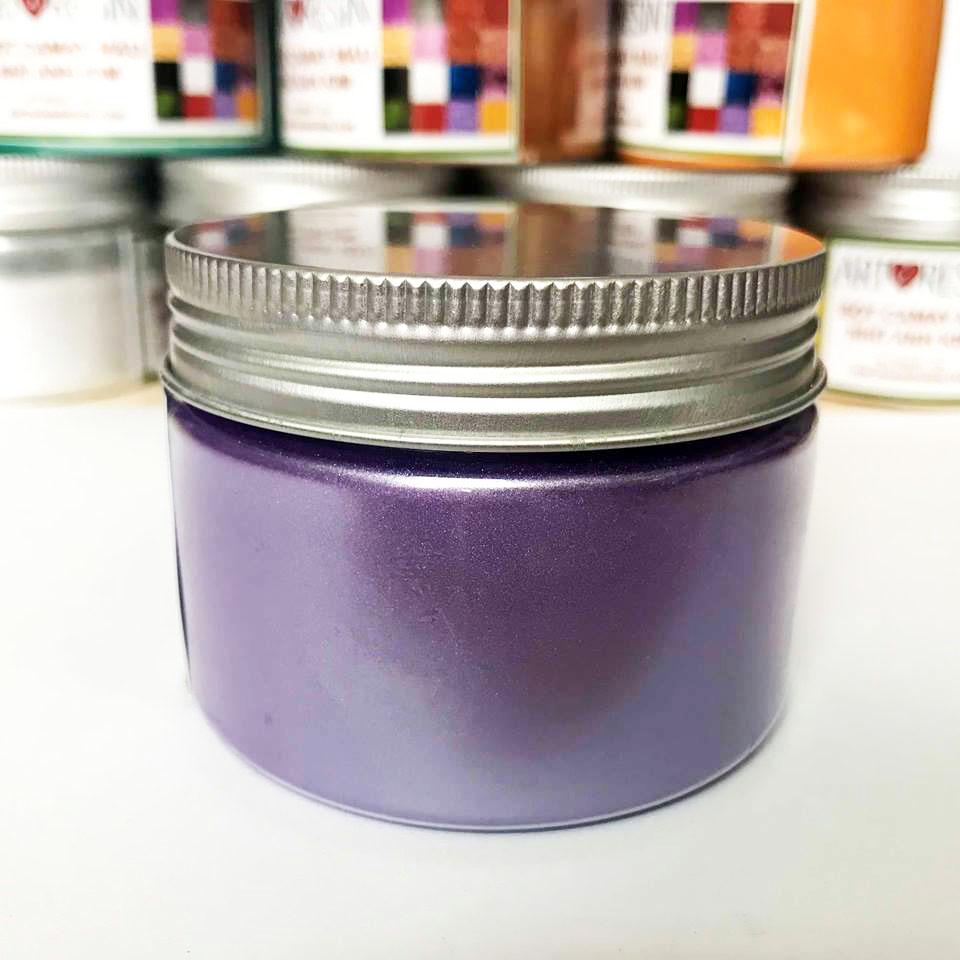 [Duc Thanh Resin] Bột camay nhũ ánh kim pha Epoxy Resin màu TÍM - PURPLE 50g