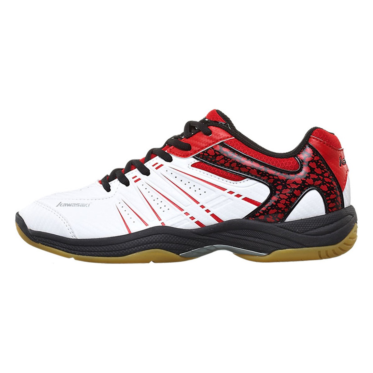 Giầy cầu Lông Kawasaki K063 ( Trắng/đỏ)