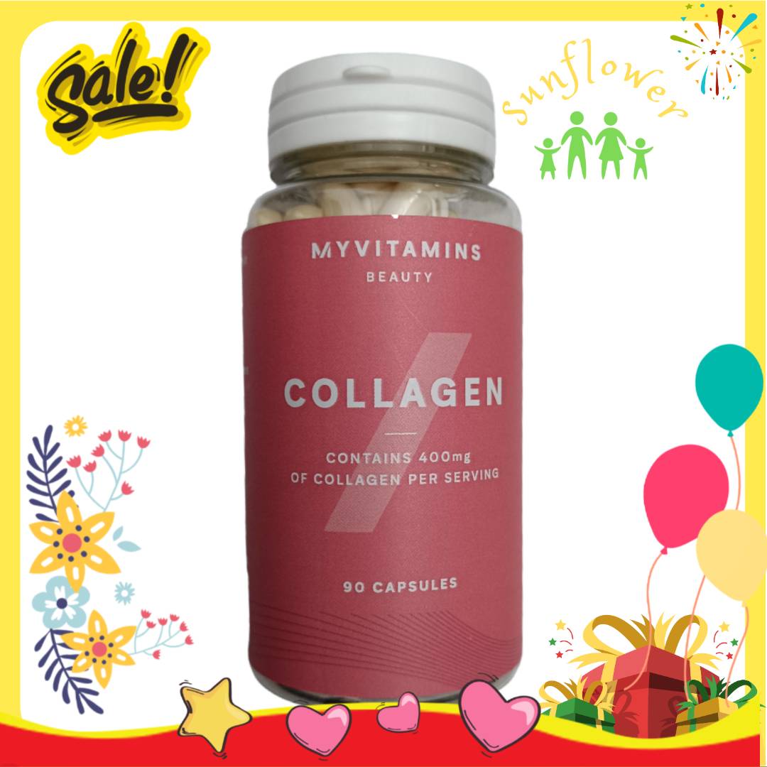 Viên Collagen thủy phân Myvitamins 90 viên chống lão hóa của Pháp