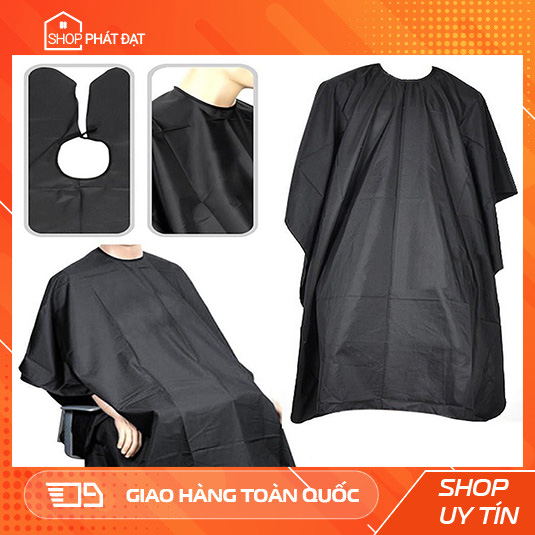 Áo Choàng Cắt Tóc, Áo choàng hớt tóc, áo choàng cắt tóc nam chống thấm dùng trong salon, barber, Áo Choàng Cắt Tóc - 140 x 100cm _ TL34.
