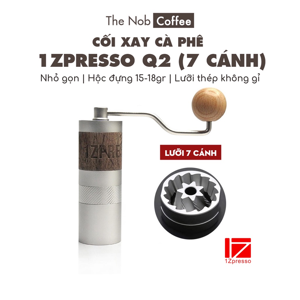 Cối xay cà phê cầm tay 1Zpresso Q2 bản 7 cánh