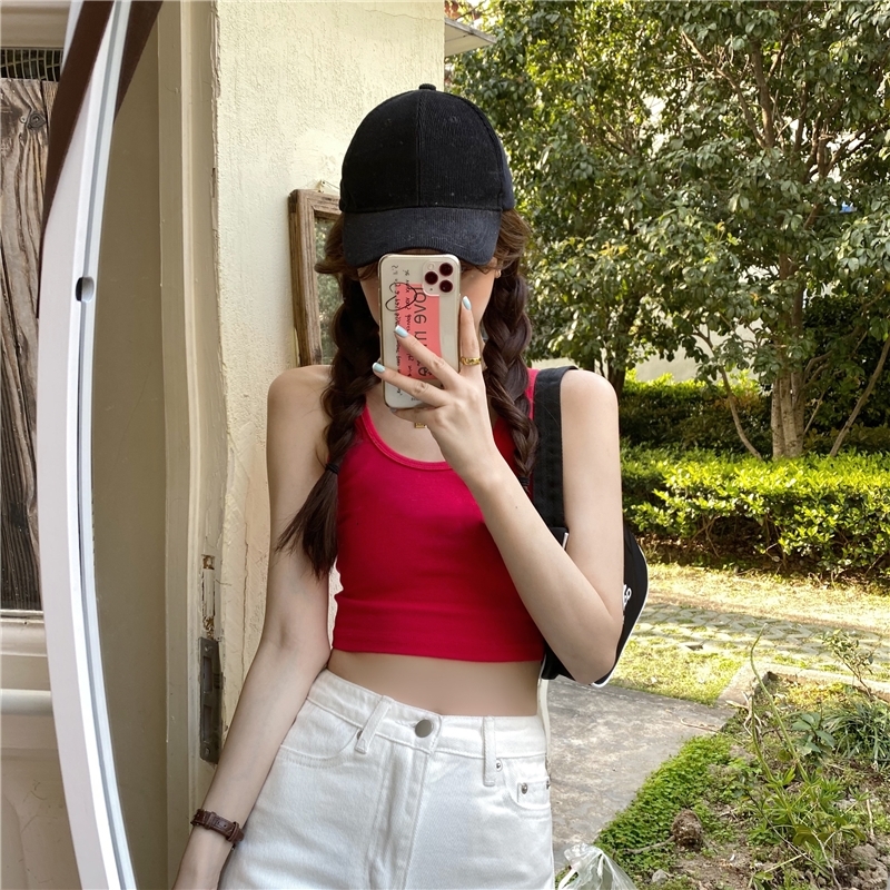 Áo croptop nữ áo ba lỗ nữ sexy chất vải thun gân co dãn nhiều màu CRA035