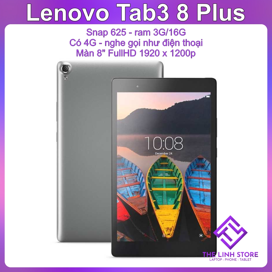 Máy tính bảng Lenovo TAB E8 TB-8304F1 màn 8 inch - Android 7 tiếng Việt |  