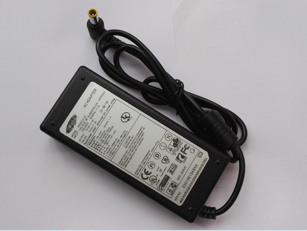 Nguồn adaptor 14v kèm dây nguồn dành cho màn hình samsung chân kim