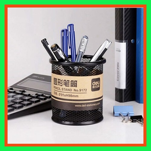 Hộp/lọ cắm bút deli 9172