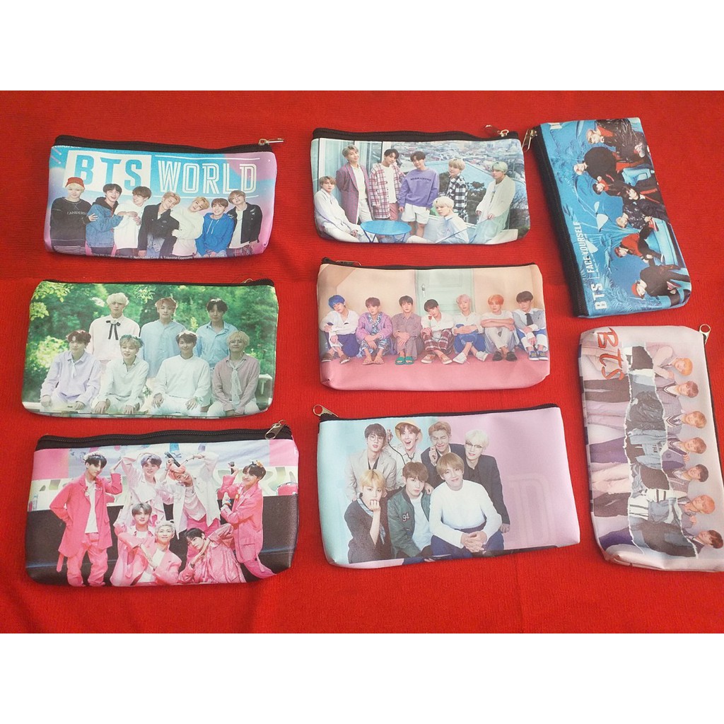 Ví bút bts da loại dẹp