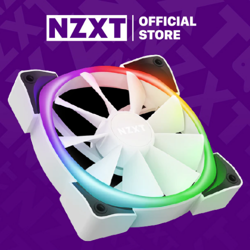 Quạt cho case máy tính nzxt aer rgb 2 series 120mm single white
