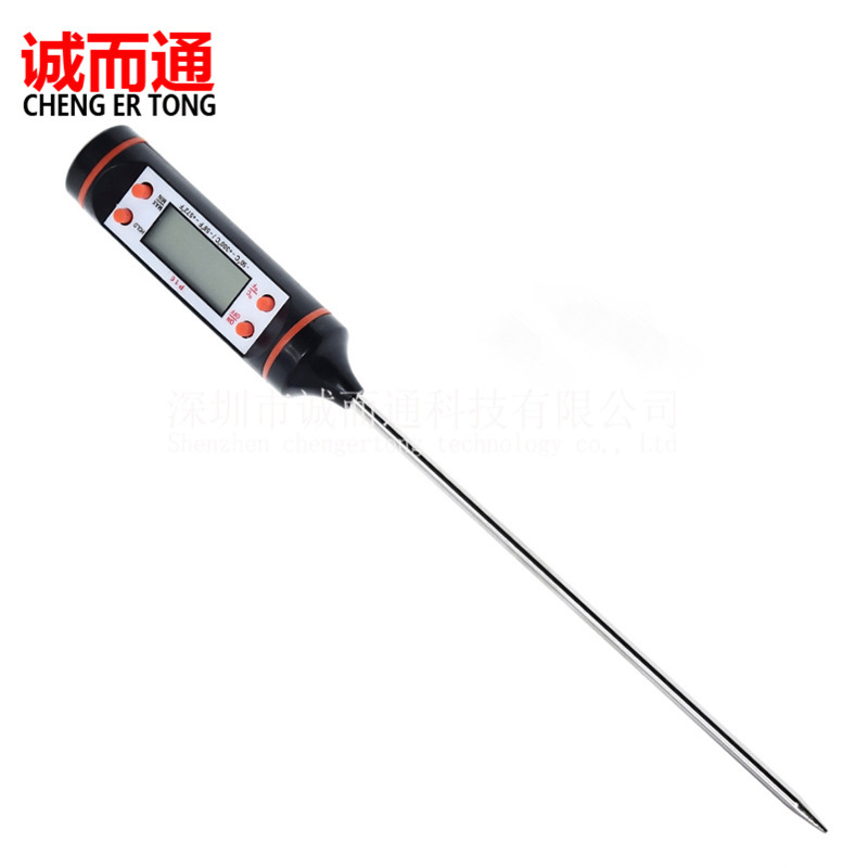 -A Nhiệt Kế Dầu Nhà Bếp   Thịt Nướng   Đo Nhiệt Độ Nướng   Nhiệt Kế Thực Phẩm Điện Tử Bút Nhiệt Độ Lỏng  TP101 Đen Trắng