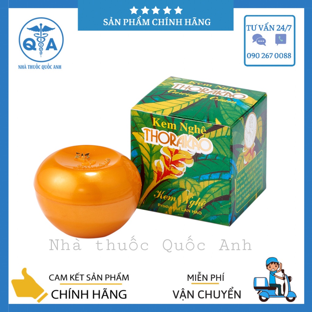 Kem nghệ Thorakao 7g dưỡng ẩm, ngừa mụn, mờ thâm mờ sẹo