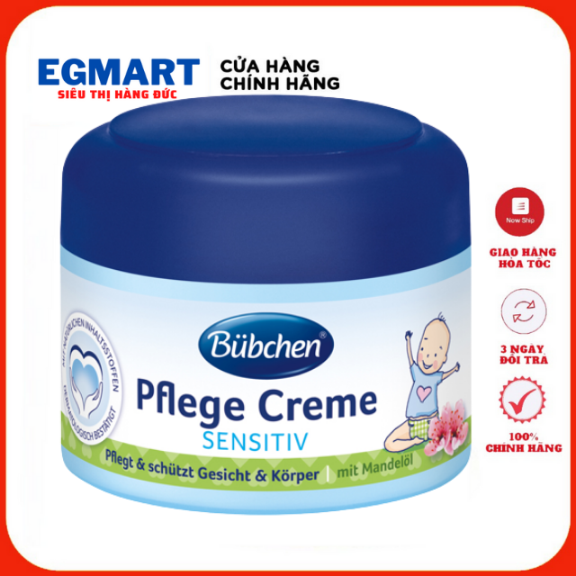 Kem dưỡng da Bubchen Pflege Creme 75ml cho bé của Đức