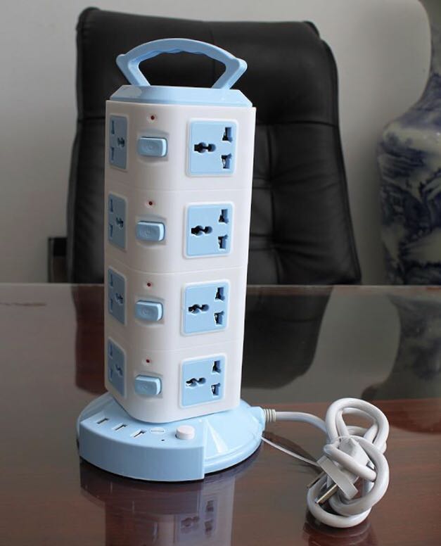 Ổ cắm điện 4 tầng nhiều cổng Usb hàng xịn loại tốt Ổ cắm điện nhiều lỗ cắm chuyên nghiệp Mẫu ổ điện kiểu mới bán chạy