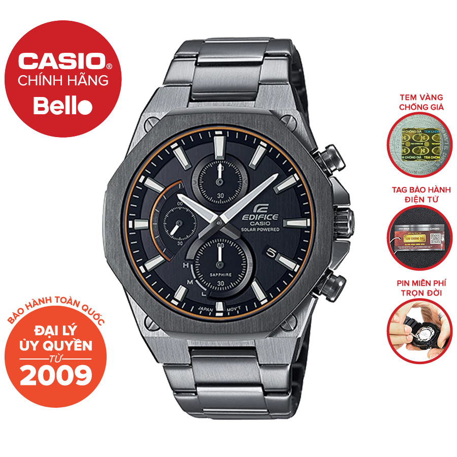 Đồng hồ nam dây thép casio edifice efs-s570dc-1audf chính hãng bảo hành 1 năm pin trọn đời