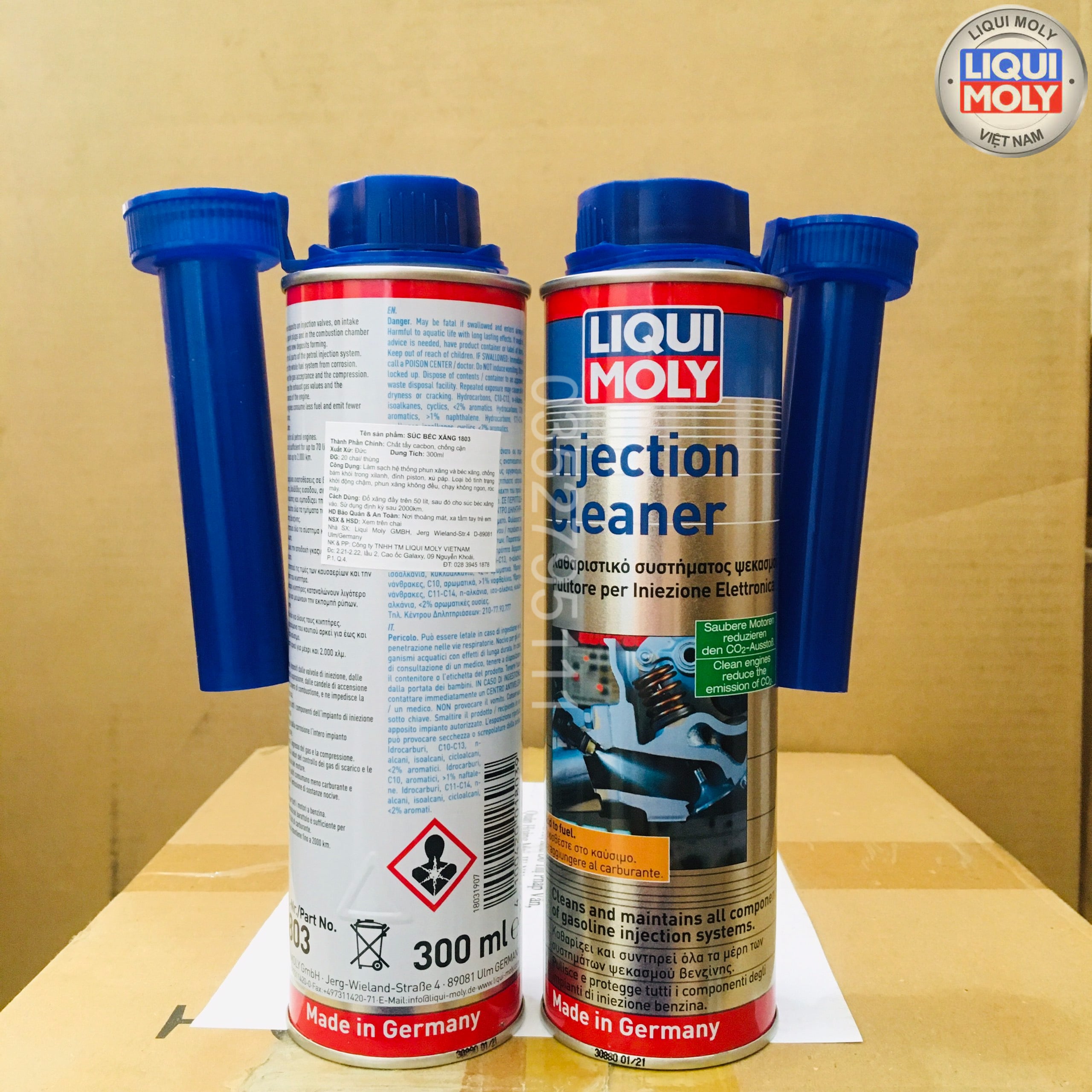 Súc béc xăng đổ bình Liqui Moly 1803 - 300ml