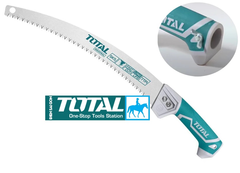 Cưa cành cắt cành cưa gỗ cầm tay lưỡi cong 330mm 13inch total tht51133026