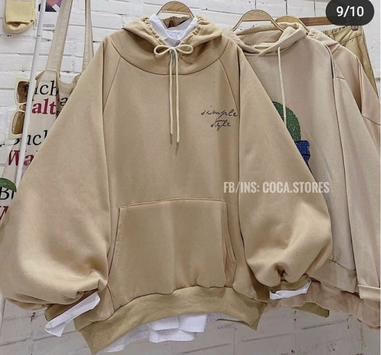 ☄️Áo khoác hoddie nỉ chữ kí form unisex dưới 75kg