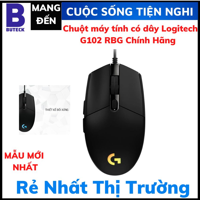 Chuột Chơi Game Logitech G102 8000DPI Full hộp bảo hành 6 tháng chính hãng logitech