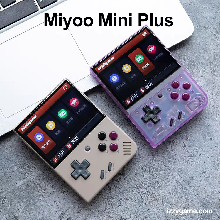 Máy chơi game cầm tay miyoo mini plus miyoo handheld hỗ trợ dc/ ps/ cps1/ cps2/ cps3/ fba/ wsc/ neogeo/ gba/ gbc/ mame