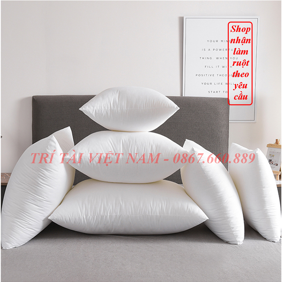 Ruột gối bông gòn 15d đủ loại kích cỡ