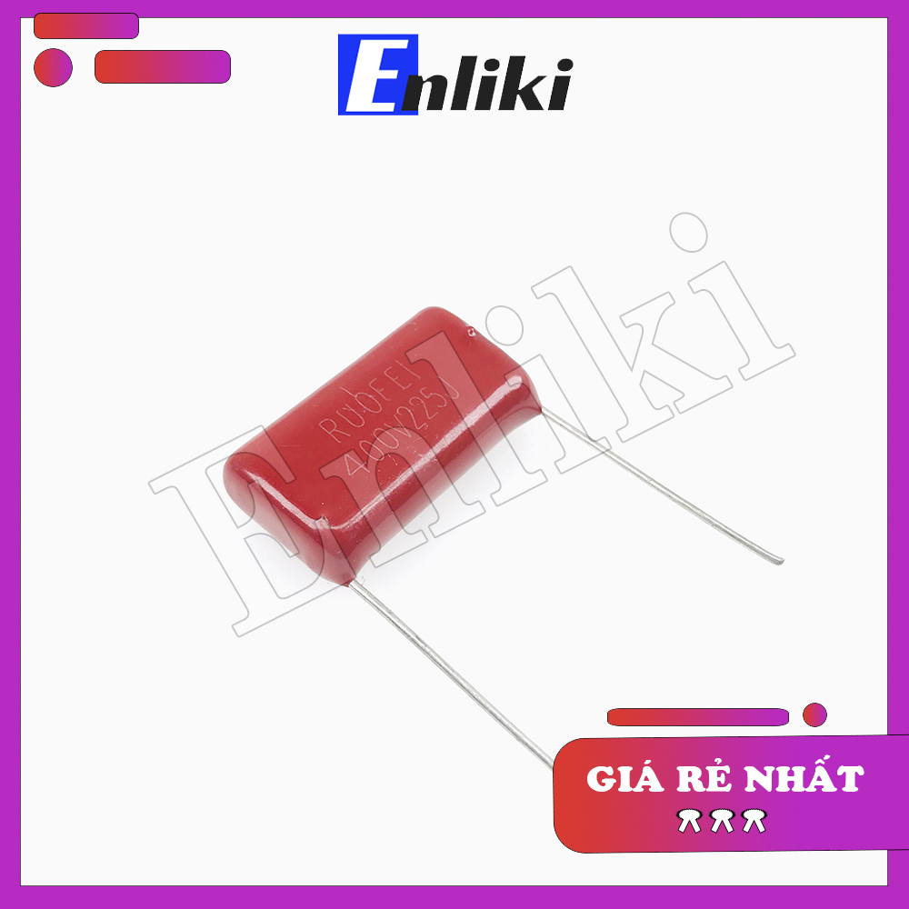 Tụ 2.2uf cbb225j 400v 27mm