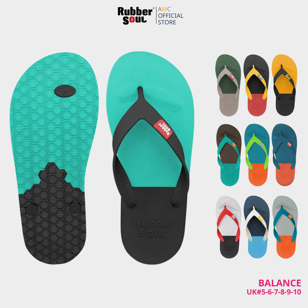 Dép Thái Lan Xỏ Ngón unisex nam nữ đi biển mềm dẻo siêu nhẹ RUBBER SOUL - Balance 2