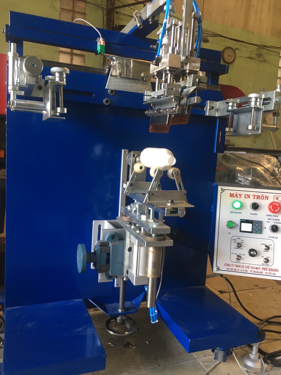 [HCM][Trả góp 0%]máy in lụa tròn