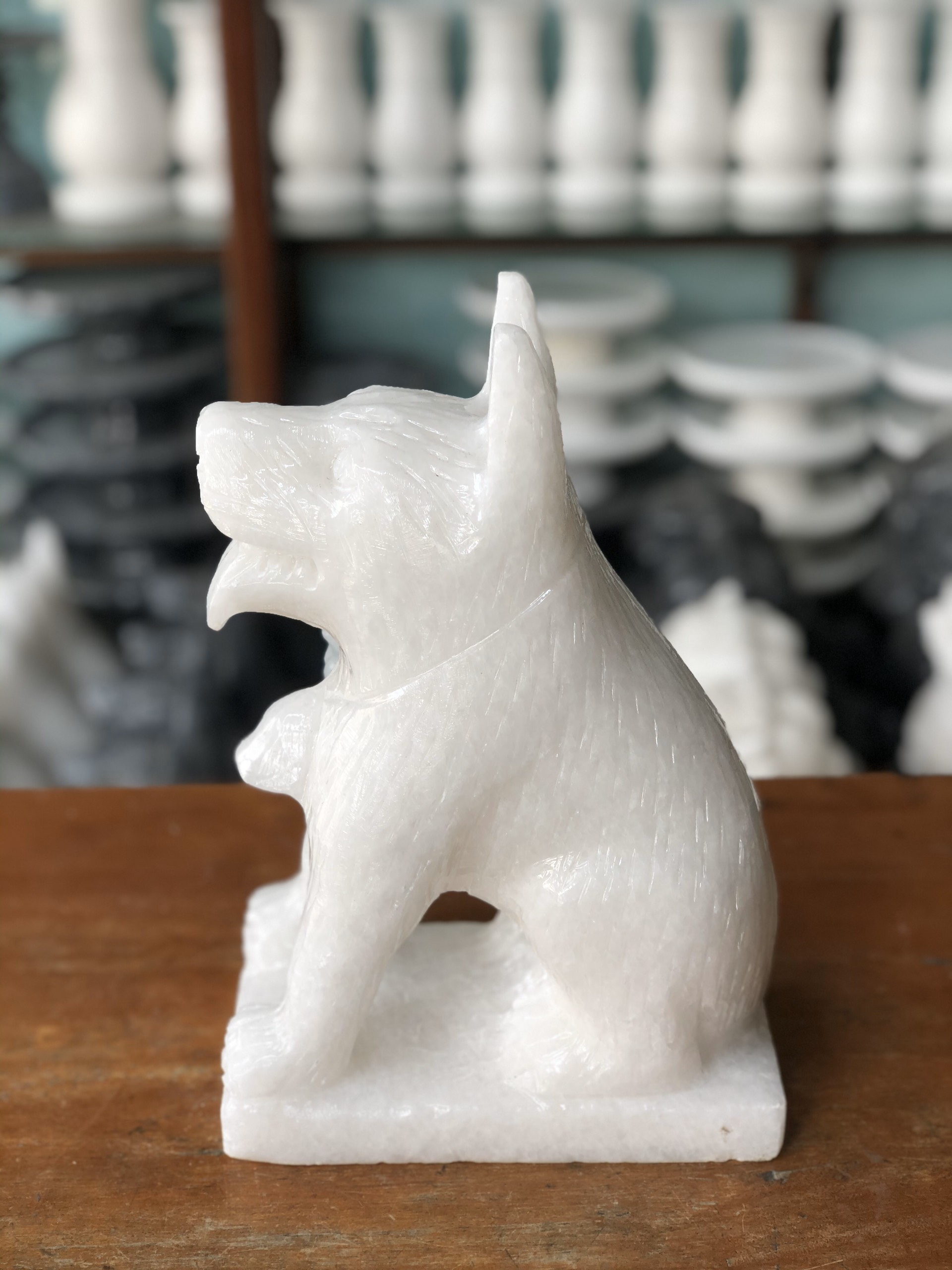 [FreeshipMAX] chó đá non nước 30cm - 1 cặp