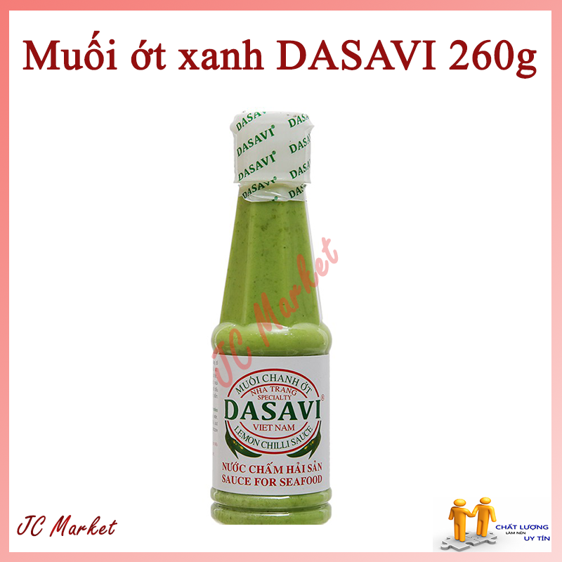 Nước chấm hải sản loại to 260g- muối chanh ớt chấm hải sản dasavi - muối chanh ớt Nha Trang - Sauce For Seafood