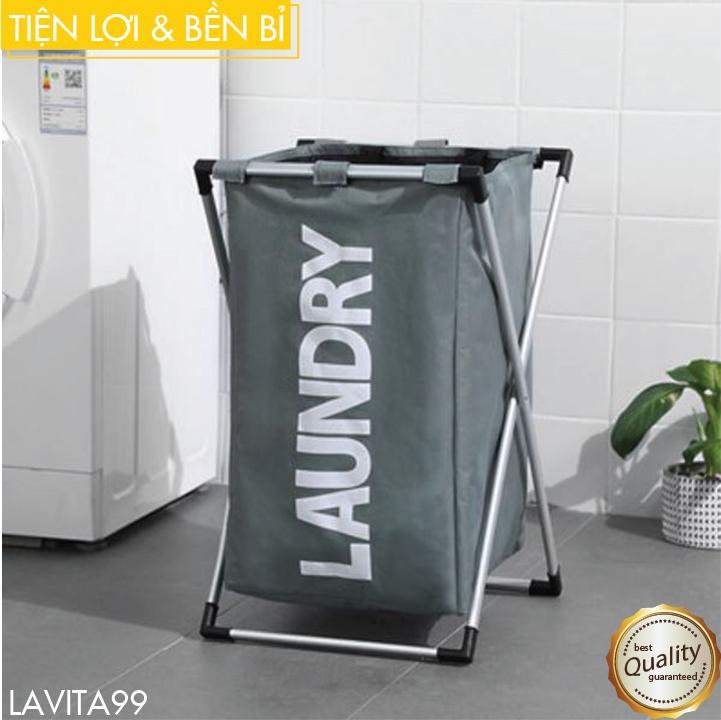 Giỏ đựng quần áo gấp gọn, Giỏ vải đựng đồ đa tiện ích