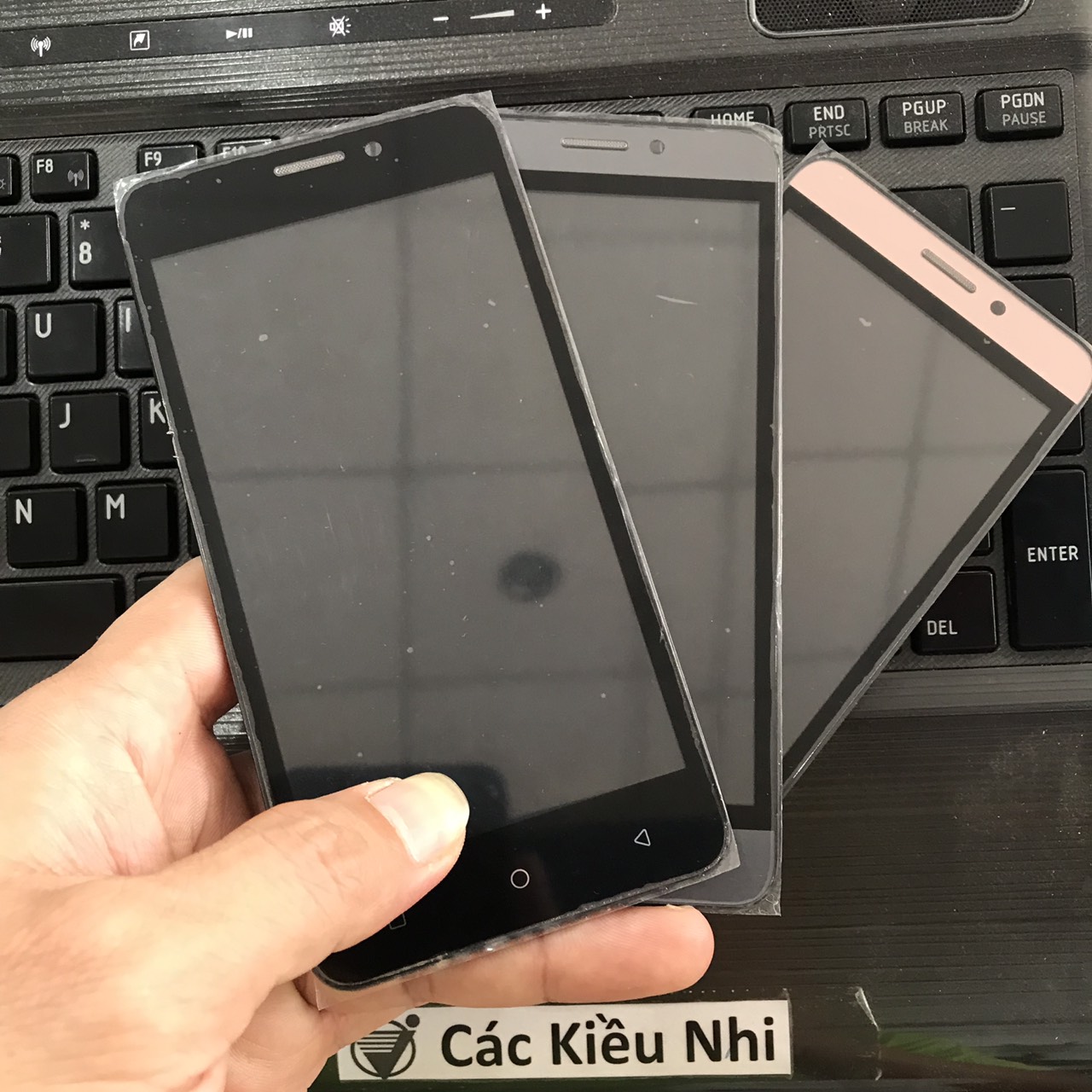 Itel A13 Màn hình cảm ứng bộ liền khung zin chính hãng Gold