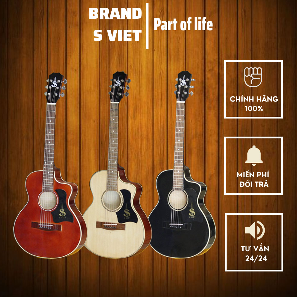 Đàn guitar nhỏ cho bé mới tập Mã Mini-CV20 chính hãng S Việt