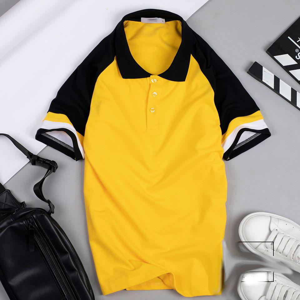 [HCM]ÁO THUN NAM CÓ CỔ PHỐI MÀU (NGÂN HÀNG MẮT KÍNH ĐBP SHOP)