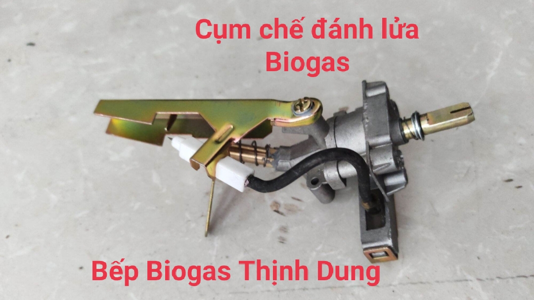 Cụm đánh lửa tắt, bật bếp Biogas