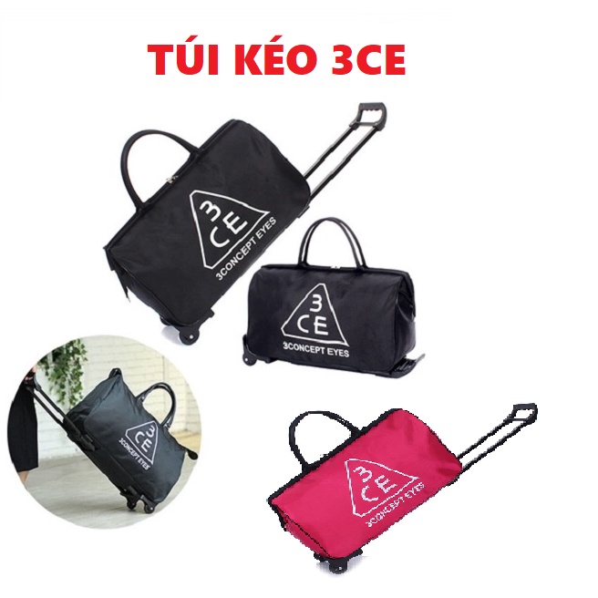 TÚI XÁCH DU LỊCH/ VALI DU LỊCH/ TÚI KÉO KIÊM VALI KÉO DU LỊCH THỜI TRANG 3CE
