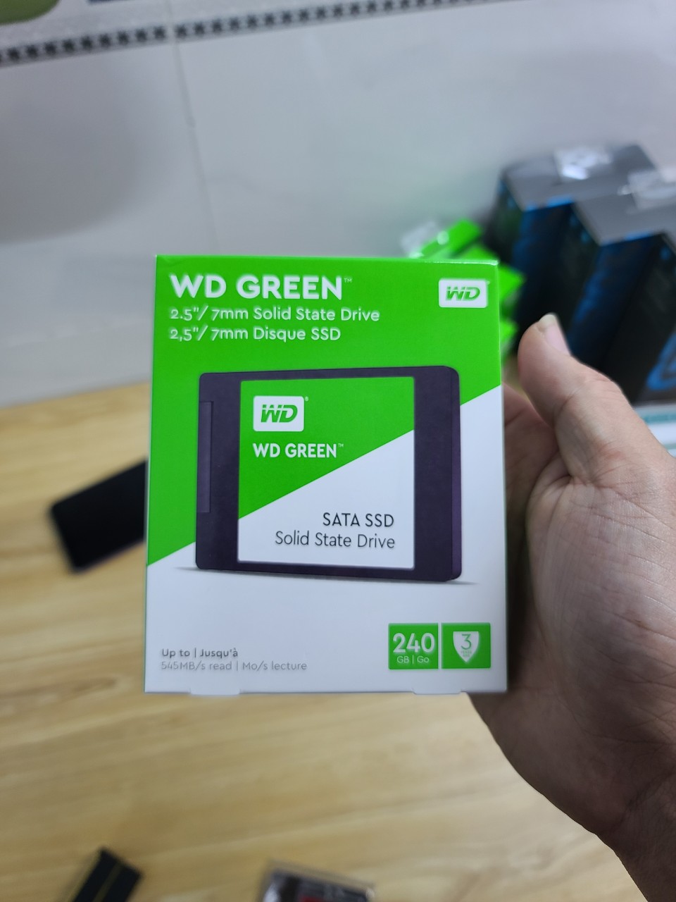 Ssd 240gb hãng western bảo hành 36 tháng
