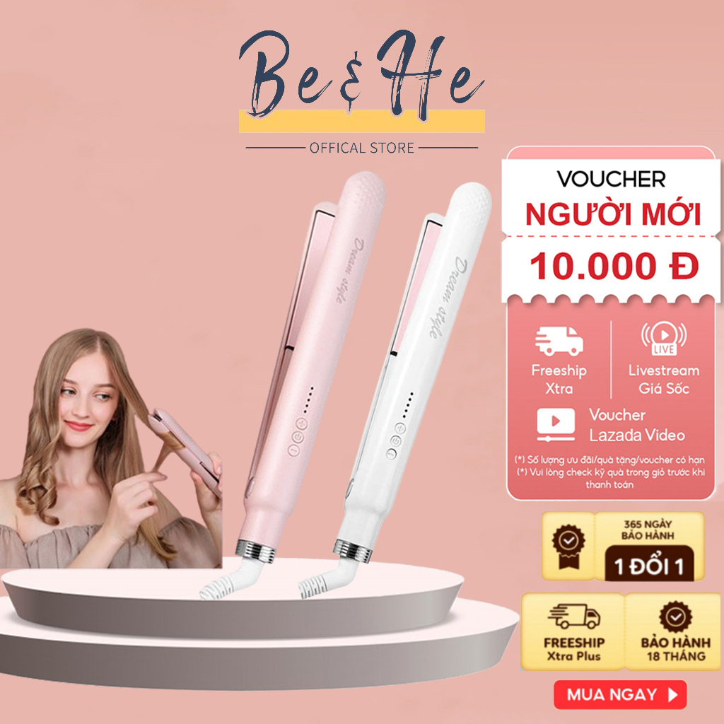 Máy Uốn Tóc Ép Tóc Duỗi Tóc 3 In 1 Dream Style Máy Làm Tóc Đa Năng 3 Trong 1 Thanh Nhiệt Bằng Gốm Tránh Làm Hại Tóc Làm Nóng Nhanh Tỏa Nhiệt Đều Giữ Nếp Tóc Lâu 5 Mức Nhiệt Phù Hợp Nhiều Kiểu Tóc