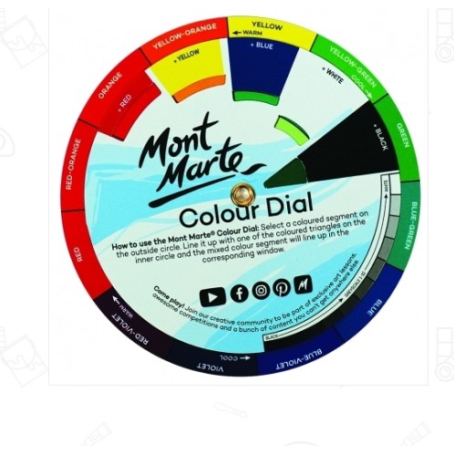 Vòng hướng dẫn pha màu Mini Mont Marte, Mont Marte Mini Colour Dial