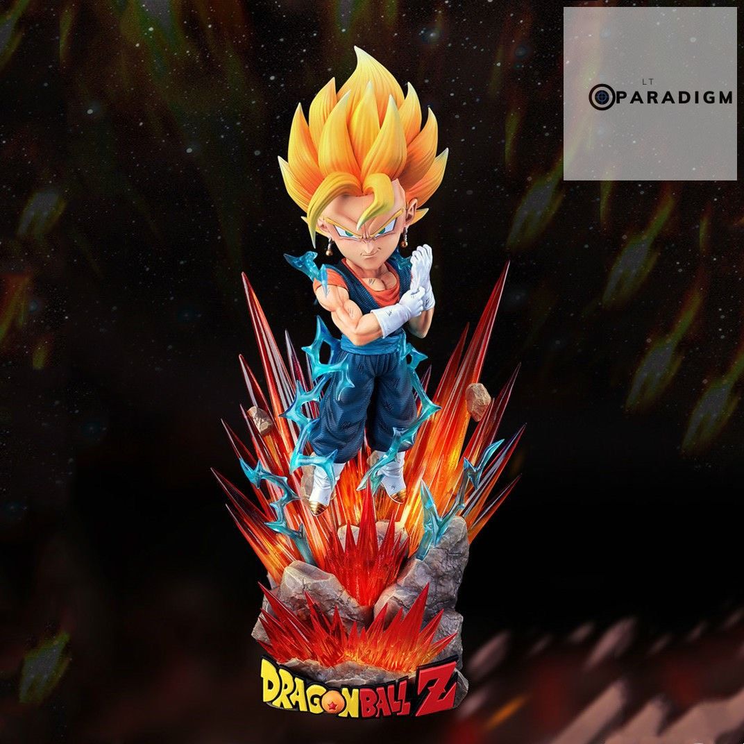 Mô hình chibi vegito super saiyan - cao 16cm - dragon ball
