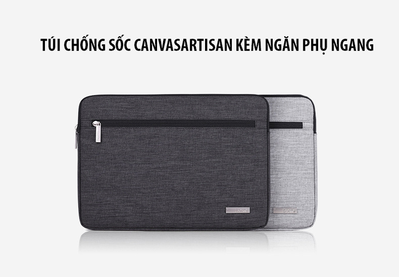 [HCM]Túi chống sốc Macbook Air Macbook Pro Laptop 14 inch Canvasartisan kèm ngăn phụ ngang