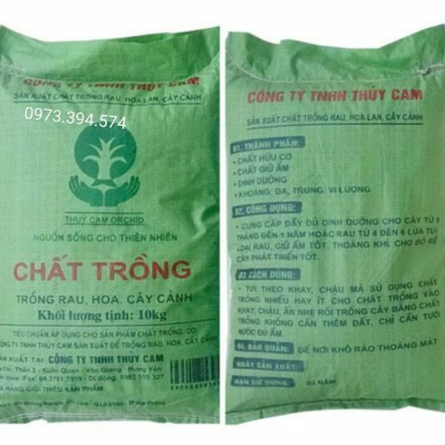 Đất Trồng Cây Tribat Thủy Cam (1kg tách từ bao 10kg)